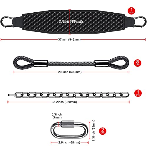 Dolibest Pull-Up Assistance Bands,Heavy Duty Multi-Function Resistance Bands for Chin-up, Dipping Belt for Weight Lifting, Stretch Resistance Bands, Suitable for Men and Women (600LB)