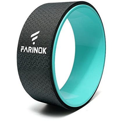 Yoga Wheel for Back Pain Relief, Back Roller Wheel with Extra Cushion, Wider & Thickest Foam, Stretches and Strengthens Core Muscles - style: SINGLE 13''