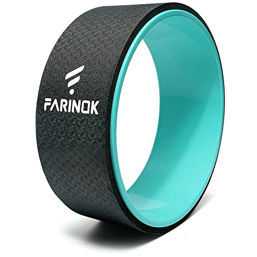 Yoga Wheel for Back Pain Relief, Back Roller Wheel with Extra Cushion, Wider & Thickest Foam, Stretches and Strengthens Core Muscles - style: SINGLE 13''