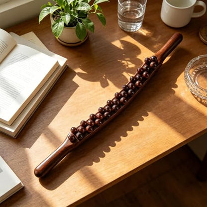 Massage Bar | Portable Wooden Natural Roller Bar | Wooden Massage Tools,for Home House Bedroom Office Indoor Women Men Arm Legs Shoulders