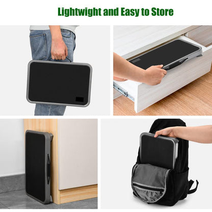 Foldable Step Stool, Adjustable Step Stool with a Non-Slip Platform, Step Ladder with Thick Rubber Feet for Adults or Children in Kitchen, Bedroom, Office, Rv, 330 Lbs Capacity