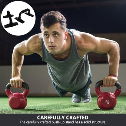Homoyoyo Push-up Stands and Hand Grip Exercise Equipment, Compact Steel Frame, Indoor Arm Strength Training Tool for Muscle Building and Fitness
