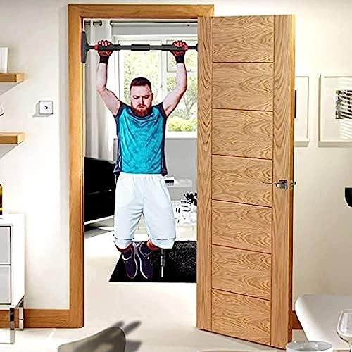 Pull Up Bar For Doorway, Chin Up Bar No Screw, Strength Training Pullup Bars Door Frame Pull-up Bar With Locking Mechanism, Adjustable Width Training Bars,Friendly32