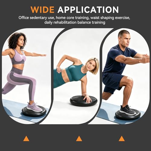 Balance Training Dynadisc, Core Strengthening Disc with Inflator