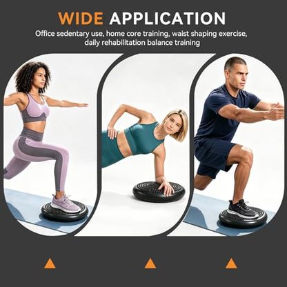 Balance Training Dynadisc, Core Strengthening Disc with Inflator