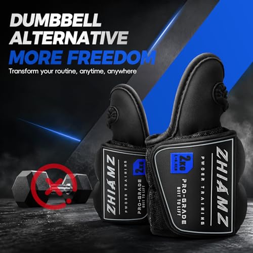 Wrist Weights with Thumb Loops Lock for Men Women, Ankle Weights Weighted Gloves for Running Strength Training Walking Exercises(Available in 2.2lb*2 or 4.4lb*2) - size: 4.4lbs x 2