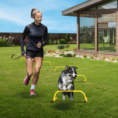 Yes4All Agility Speed Training Agility Hurdles for Athletes - 5 Pack - Speed and Agility Training Equipment for Soccer Basketball Football Hurdle Training