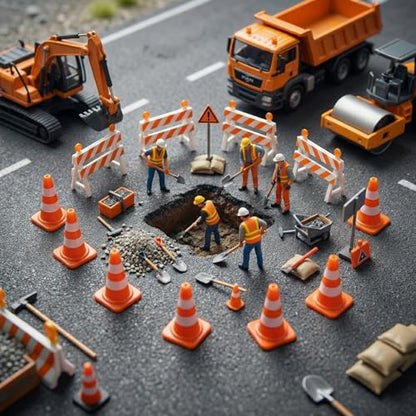36/60/120 Pack 1 Inch Orange Mini Traffic Cones.Perfect as Construction Party Favors,Durable Small Roadblock Markers for Training Scenarios and Sports Event Setups