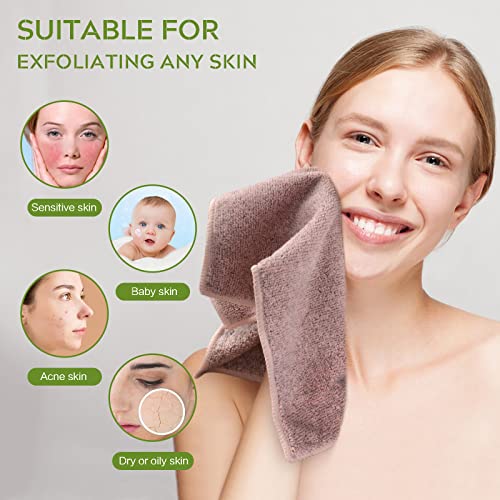 Microfiber Face Cloths Highly Absorbent Washcloths Soft Feel Fingertip Towels Multi-Purpose Wash Cloths for Bathroom, Gym, Hotel, Spa and Kitchen, 12Inch x 12Inch