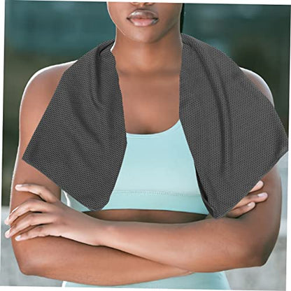 POPETPOP Quick Drying Sports Towel Multi-use Microfiber Cooling Towel for Gym Travel Hiking and Fitness Super Absorbent and Lightweight Includes Compact Storage Bag