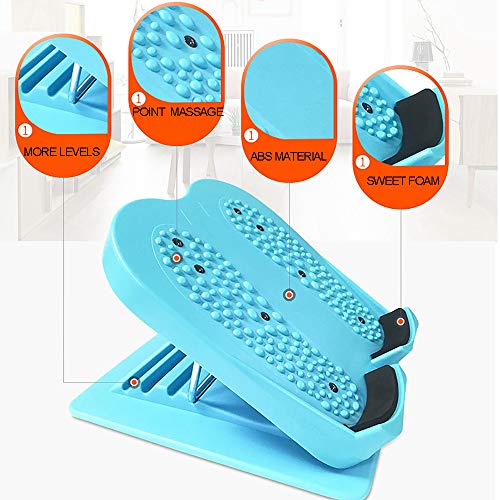 Calf Stretcher Slant Board, Achilles Tendon Stretcher, Adjustable Incline Boards Slant Board Positions Foot Stretch Wedge Board for Hamstring Achilles Leg Muscle Exercise,Gold - color: Gold