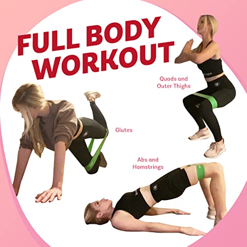 Nicole Steen's Buns of Steen Booty Bands Resistance Loops Exercise Bands Workout Equipment Glute Bands Resistance Band Set of 3 for Glute and Leg Exercise