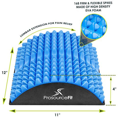 ProsourceFit Arched Back Stretching Spike Orthopedic Traction Device & Lower Lumbar Massage Support