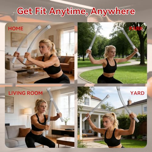 Cordless Ropeless Battle Ropes for Home Gym – Portable Weighted Workout Rope for HIIT, Cardio & Strength Training, Low-Impact Full Body Exercise Equipment for Men & Women