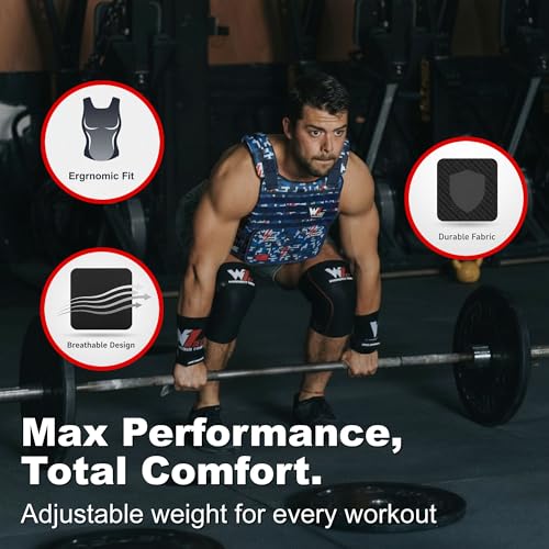 Weighted Vest – Adjustable 14–60 lb Capacity for Men and Women, Weight Vest for Training, Strength & Functional Fitness, Durable Workout Vest, Plates Sold Separately - color: Blue