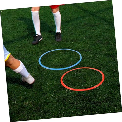 LIOOBO 6pcs Agility Rings Speed Agility Training Rings for Trainers Athletics Football Soccer Sports Workout 40cm