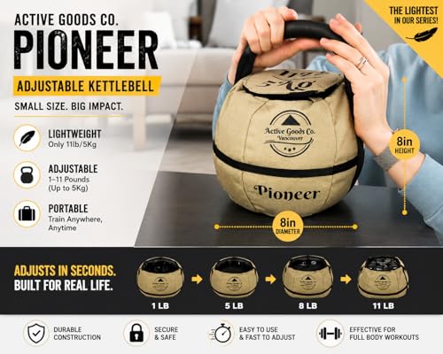 ActiveGoodsCo. Kettlebell Sandbag for fitness workout, different sizes Up to 75lb.