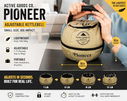 ActiveGoodsCo. Kettlebell Sandbag for fitness workout, different sizes Up to 75lb.