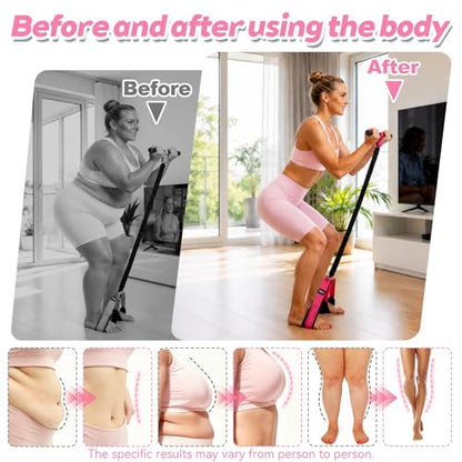 Upgraded Pedal Resistance Band with Handles, 55LBS Multifunctional Soft Foot Pedal Exercise Bands with Handles for Core, Abs, Legs, Waist, Arms. Sit Up Workout Bands for Women Home Gym.