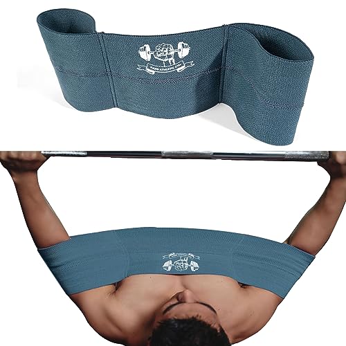 Bench Press Band Sling for Men and Women Power Weight Lifting Fitness Increase Strength Assist with Bench Press, Dips, and Push Ups - color: Blue-Level 2-Medium Tension