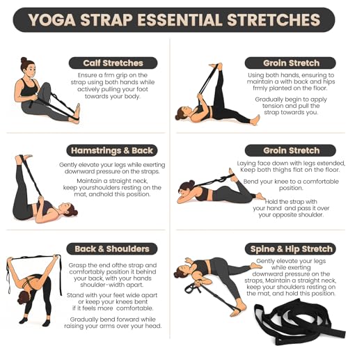 Pilates Essentials Kit for Home Workouts Women, Black Pilates Equipment Set with 9 Inch Yoga Ball, Pilates Slider, Resistance Band, yoga straps for stretching, Pilates Ring and Ball Set for Beginners