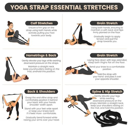 Pilates Essentials Kit for Home Workouts Women, Black Pilates Equipment Set with 9 Inch Yoga Ball, Pilates Slider, Resistance Band, yoga straps for stretching, Pilates Ring and Ball Set for Beginners
