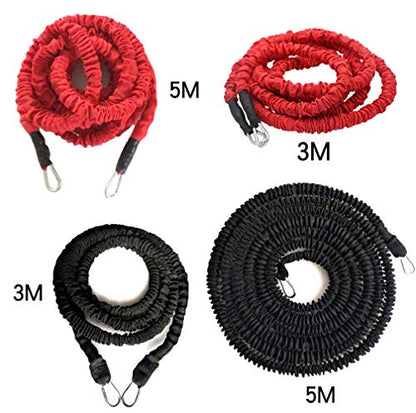 Resistance Training Rope Explosive Force Bounce Physical Training Resistance Rope Improving Speed, Stamina and Strength - color: 6.6FT Kit