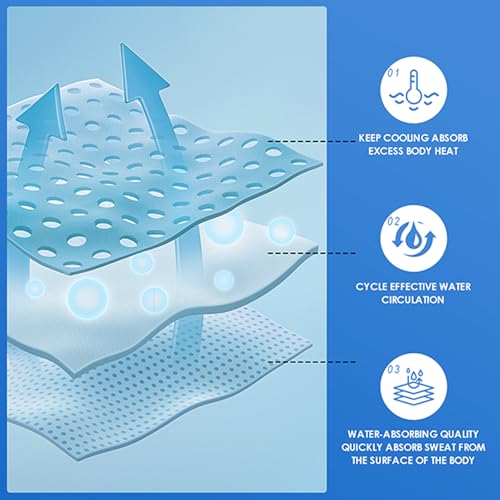 Cooling Towels (47"x12") for Neck and Face, Ice Towel for Hot Weather, Soft Breathable Chilly Gym Towels, Microfiber Towel for Work Out, Yoga, Running, Camping & More Activities（Orange）