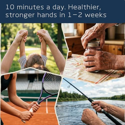 Excellent Hand Exerciser with Wrist Support, Stress Balls for Adults，Exerciser Balls, Physical Therapy Equipment, Grip Strength Trainer,Hand Strengthening Devices(4PCS)