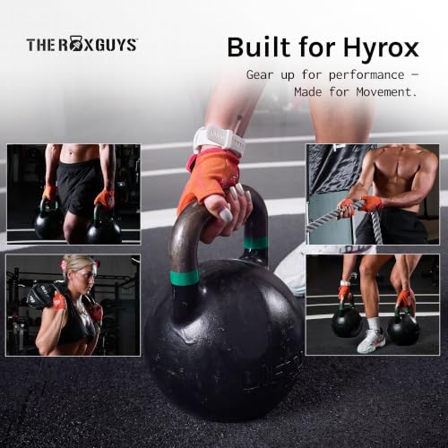 Grip Gloves for Hyrox | Men & Women | Ski Erg, Sled Pull, Farmers Carry - size: Large