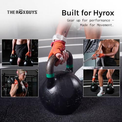 Grip Gloves for Hyrox | Men & Women | Ski Erg, Sled Pull, Farmers Carry - size: Large