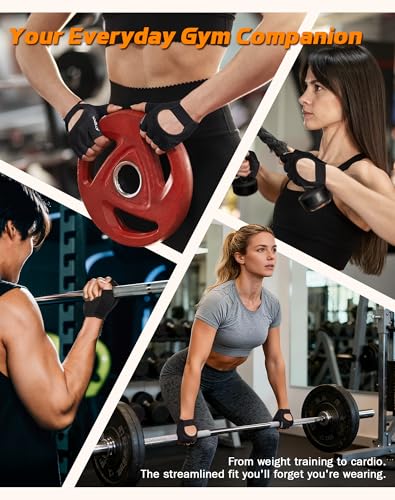 ATERCEL Breathable Workout Gloves, Antislip Weight Lifting Gym Gloves for Men Women, Superior Grip & Palm Protection for Weightlifting, Fitness, Exercise, Training - size: Small