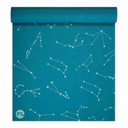 POPSUGAR Premium 6mm Yoga Mat, 68" x 24" (Constellations) with Easy Carry Strap, Textured Non-Slip Exercise Mat for Men & Women, Ideal Home Workout & Gym Mat for Abs & Floor Exercises & Stretching