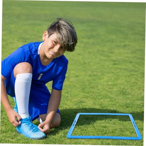 BESPORTBLE 6PCS Soccer Agility Training Rings 43cm Speed Training Equipment for Football Players Sturdy and Lightweight Agility Circles for Drills and Coordination Improvement
