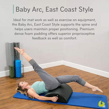 Balanced Body Baby Arc, East Coast Style, Pilates Tool, Spine Corrector, Back Stretcher, Workout Equipment and Physical Therapy Arch for Home, Gym, or Studio