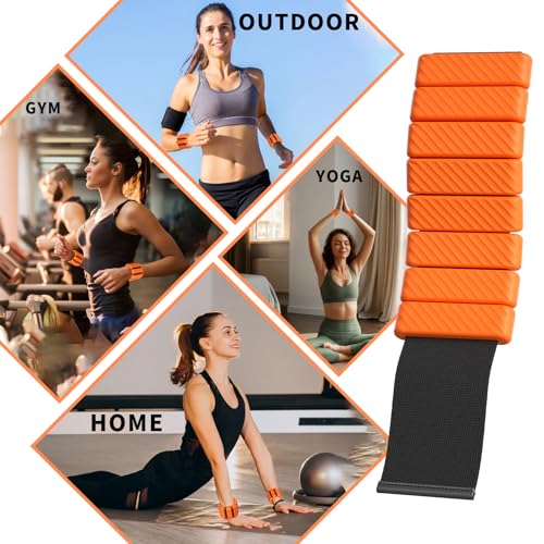 Wrist & Ankle Weights for Women, Wearable Strong Arm & Leg Weights Set of 2(1Lbs Each), Adjustable Ankle Weights for Walking, Yoga, Dance, Barre,Gym,Exercise,Pilates,Walking Running