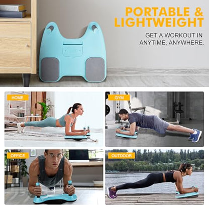 Balance Board, Wobble Plank Board for Core Strength, Core Trainer for Home Workout, Full Body Exercise Balance Trainer, Non-Slip Stability Board