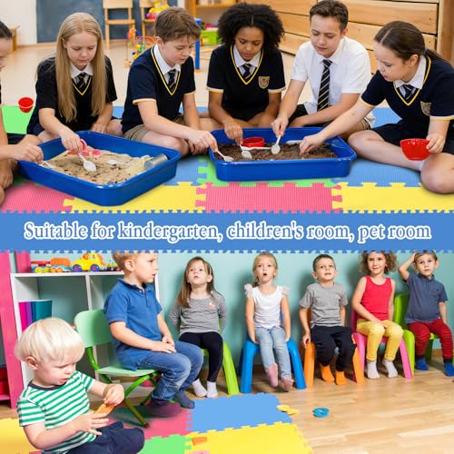 Nuanchu 60 PCS Kids Foam Puzzle Mat,Green, Blue, Yellow, Red - color: Green, Blue, Yellow, Red