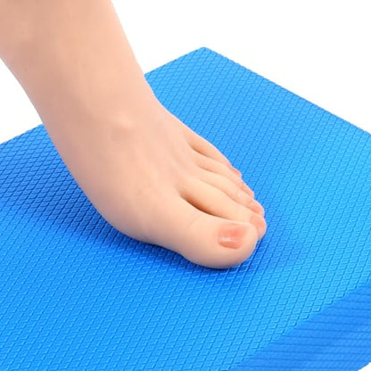 4 Pcs Balance Pad Foam Pad Yoga Mat Trainer Non Slip Cushion Exercise Knee Mat for Women Men Dancing Balance Training Workouts Yoga Physical Therapy, 11.81 x 7.0 x 2 Inch