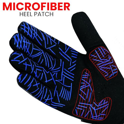 Baseball Batting Gloves for Youth Adult Kids Boys Softball - color: BLUE, size: Youth Large