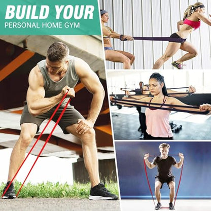 Resistance Band, Pull Up Bands, Pull Up Assistance Bands, Workout Bands, Exercise Bands, Resistance Bands Set for Legs, Working Out, Muscle Training, Physical Therapy, Shape Body, Men Women - color: 0.3-1.3in