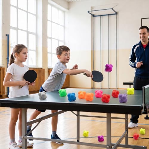 6-Piece Reaction Training Balls Set, Reflex Ball for Hand-Eye Coordination Training, Speed Reflex Train Balls
