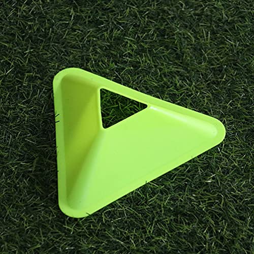 BESPORTBLE 20pcs Training Disc Football Triangle Agility Soccer Cones Sign for Basketball Sports Games Training Accessories