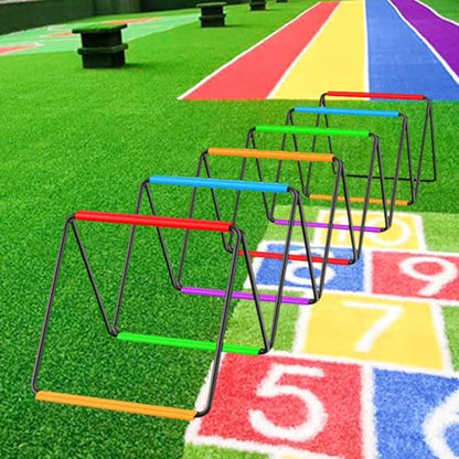 Agility Ladder, Football Ladder, Foldable Jumping Hurdles, Agility Training Equipment for Foot Exercises - size: 12 Grids