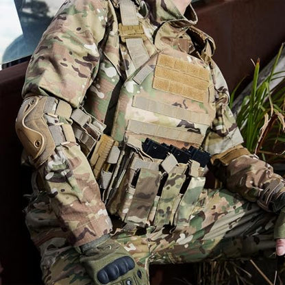 GFIRE Tactical Vest - Airsoft Lightweight Modular 3D Breathable Quick Release Vest, Adjustable Tactical Gear for Training