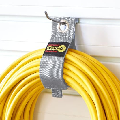 Heavy-Duty Wrap-It Storage Straps - 13" (6-Pack) Silver - color: Silver, size: 13-in. (6-Pack)