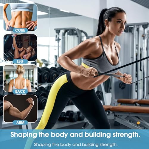 20 Pcs Resistance Bands for Stretching Heavy Duty Pull up Assistance Bands 15-35 Lbs for Home Gym Strength Training Exercise Workout Yoga, Black