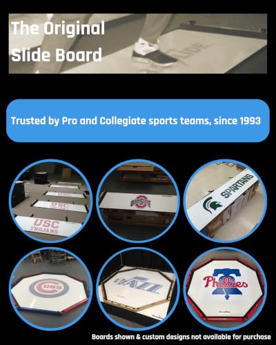 Slide Board Exercise Trainer for Fitness, Sports & Rehab - size: 6 ft Board