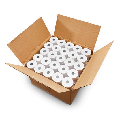 (200 Rolls) 2 1/4 x 150 ft White Adding Machine Tape Paper Rolls Premium One Ply Register/Adding Machine/Calculator Paper Rolls Printing Calculator 10 Key