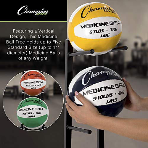 Champion Sports Medicine Ball Storage – Durable Racks & Trees for Organized Gym, Fitness & Sports Storage